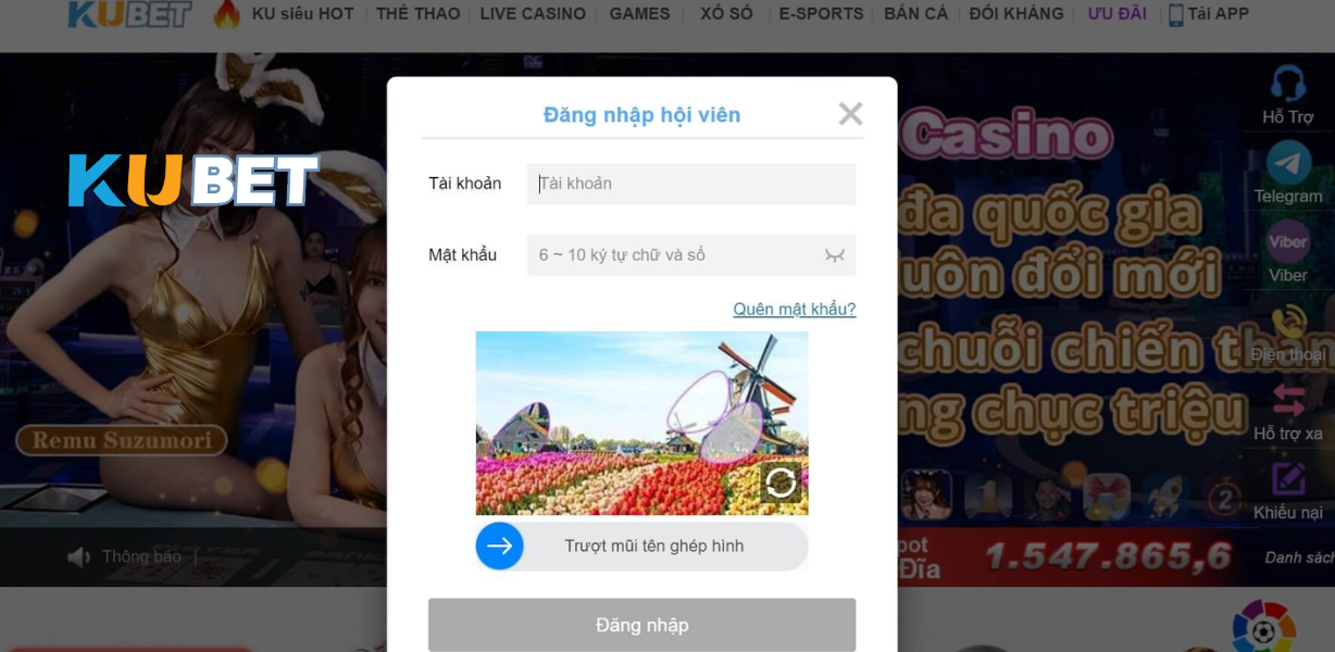 CJ5582 – Hướng Dẫn Đăng Nhập Kubet An Toàn