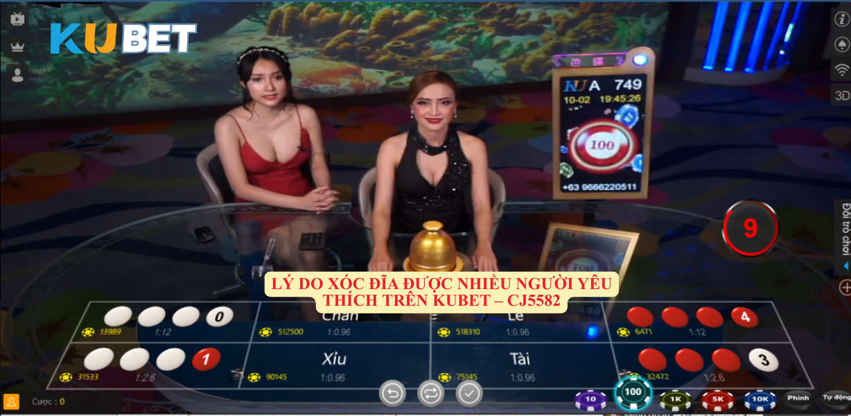 Ưu điểm khi chơi Xóc Đĩa tại CJ5582 Kubet