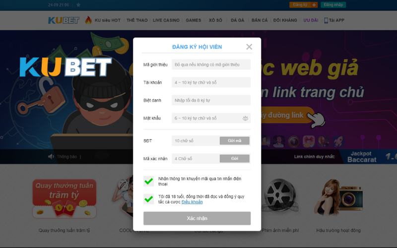 3 thao tác đăng ký cj5582 trực tuyến