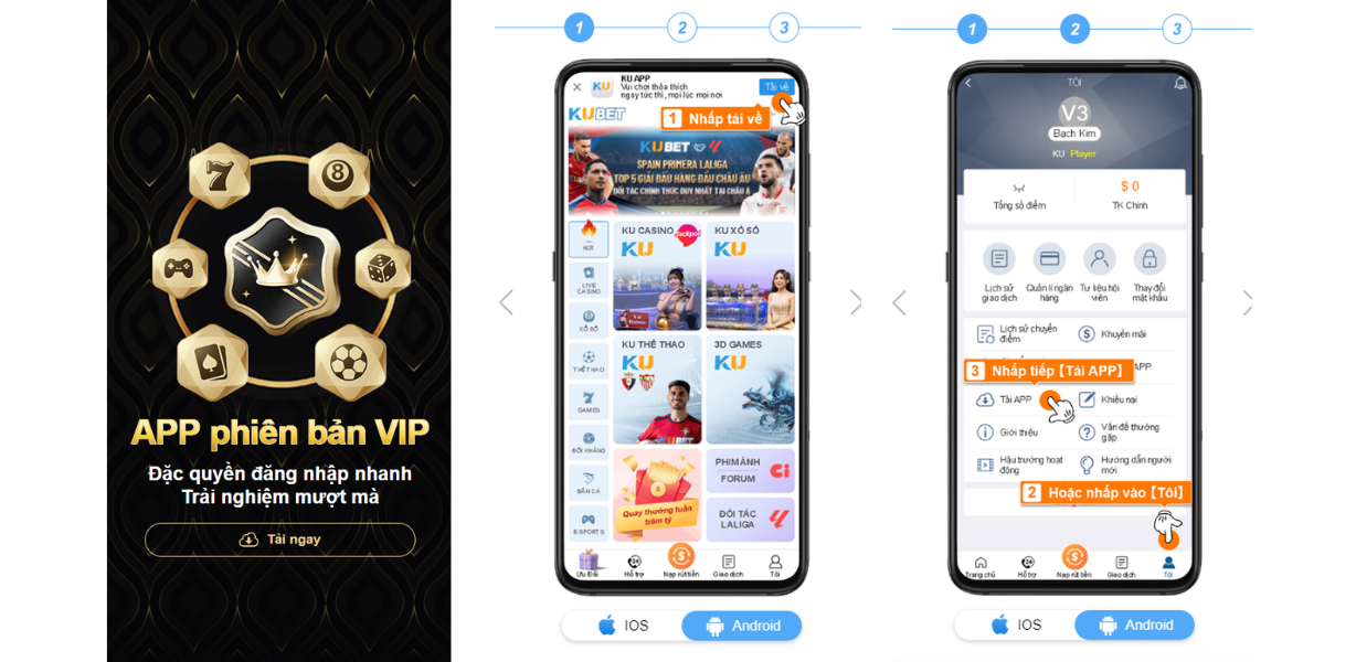 Hướng dẫn tải app Kubet Android tại CJ5582.NET