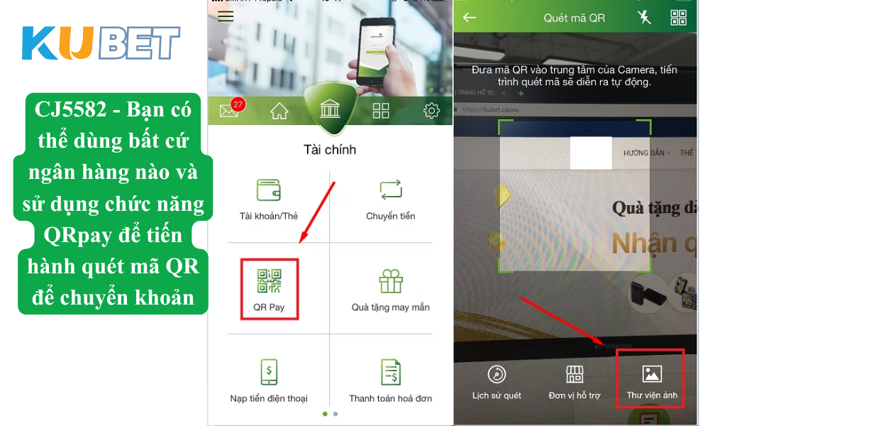 CJ5582.NET. Đảm bảo rằng mã QR nằm rõ, không bị mờ hoặc lệch để tránh lỗi quét.
