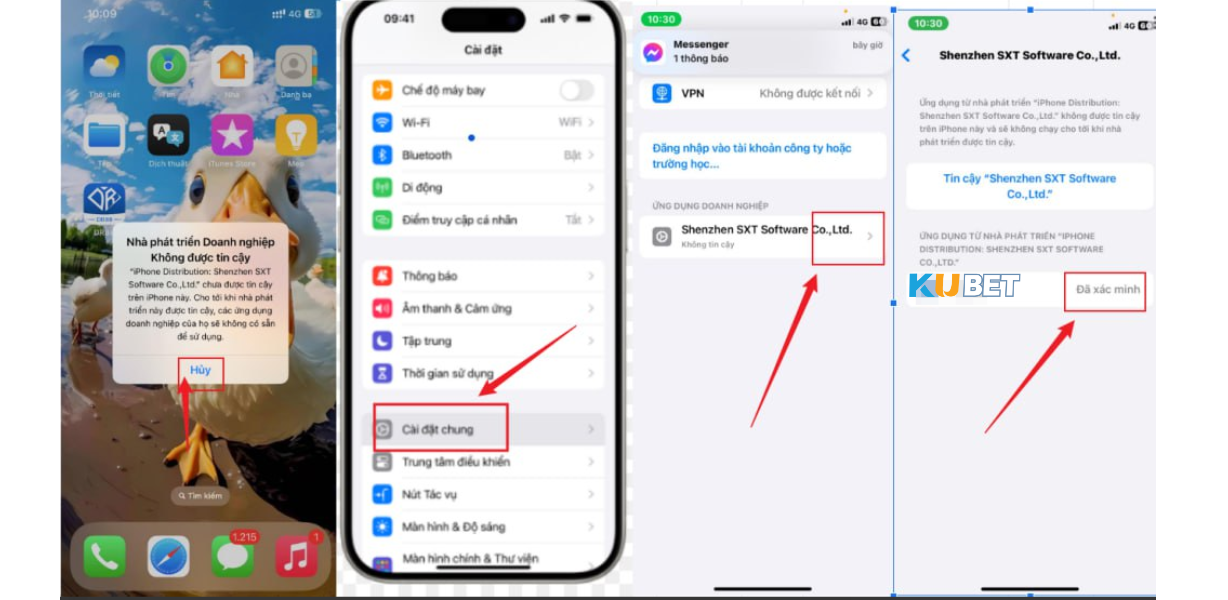 Hướng dẫn tải app Kubet iOS tại CJ5582.NET
